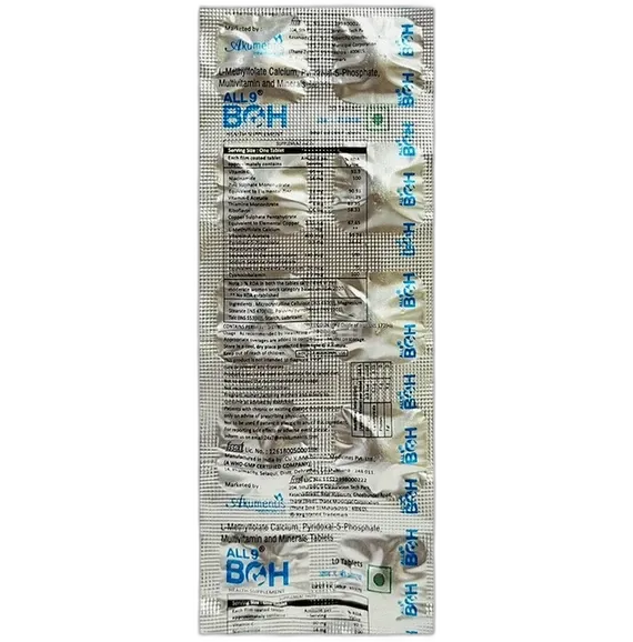 all 9 boh tablet 10's